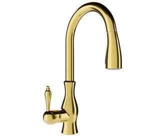Змішувач для кухні Mexen Savita gold MEX-672601-50, Золотий