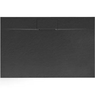 Душовий піддон Rea Bazalt 80x120 long black REA-K3324, Черный матовый