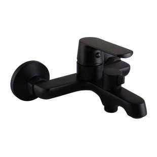 Смеситель для ванны Globus Lux Laguna GLA-0102NE-10-BB, Черный матовый