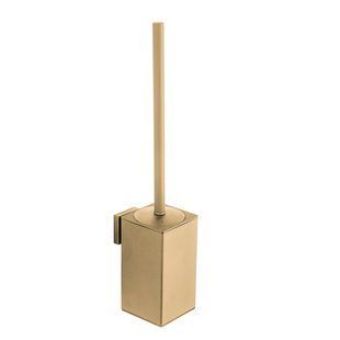 Йоржик для унітазу VBI Quadro brushed gold VBI-040122BG, Золотий