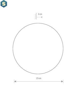 Светильник Nowodvorski 7634 Ring LED 1x7W 3000K 235Lm IP20 Bl
