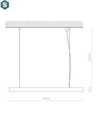 Лінійний світильник Nowodvorski 10210 Cl Office Pro LED 31W 4000К 3610Lm IP20 Bl