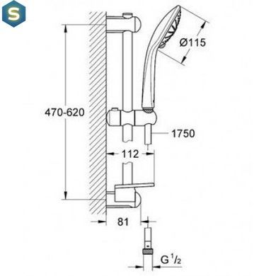 Душовий гарнітур Grohe EUPHORIA 27231001