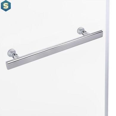 Душевая кабина Lidz Dozorca SC90x90.CRM.LOW.TR, стекло прозрачное 6 мм без поддона, Хром, Универсальная, прозрачный