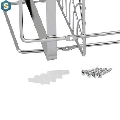 Полка для ванной комнаты угловая Kroner KRM Rizze - ACC329-2 CV022913, Хром