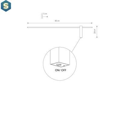Светильник Nowodvorki 10311 Motive M LED 1x11W 3000K 380Lm IP20 Bl