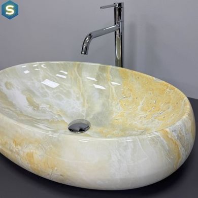 Умывальник VBI Veneto M labradorite накладний VBI-012811, Мармур