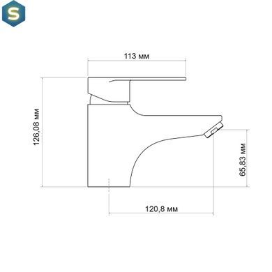 Змішувач для умивальника Lidz Tani 001F1 (k40) LDTAN001F1CRM44957 Chrome, Хром