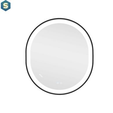 Дзеркало Qtap Gemini 800х700 з LED-підсвічуванням Touch, з антизапотіванням, з димером температури кольору (3000-6500K) Reverse QT2578R8072B