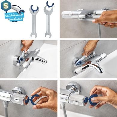 Душевая система Grohe QuickFix Vitalio Comfort System 250 26985001, Хром
