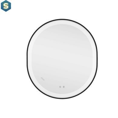 Дзеркало Qtap Gemini 800х700 з LED-підсвічуванням Touch, з антизапотіванням, з димером температури кольору (3000-6500K) Reverse QT2578R8072B