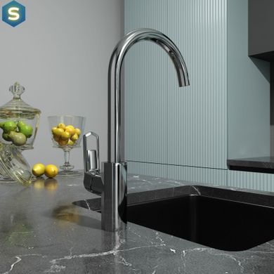 Смеситель для кухни Koller Pool Grace C-излив хром GR0500, Хром
