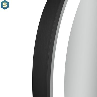 Дзеркало Qtap Gemini 800х700 з LED-підсвічуванням Touch, з антизапотіванням, з димером температури кольору (3000-6500K) Reverse QT2578R8072B