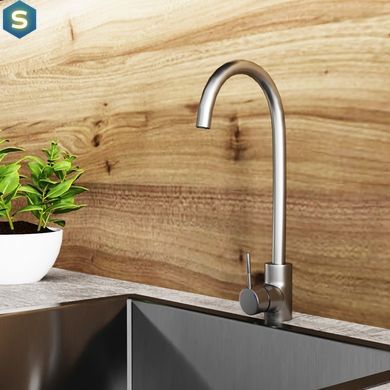 Смеситель для кухни Kroner KRP Edelstahl Klassisch - ESG035 CV023000, Хром матовый