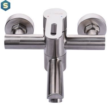 Смеситель для ванны Globus Lux Ring SR-102N, Хром матовый