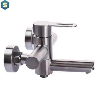 Смеситель для ванны Globus Lux Ring SR-102N, Хром матовый