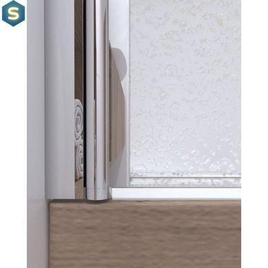 Шторка для ванни Qtap Standard CRM407513APL Pear, Ліва, матовий, хром