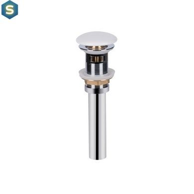 Умывальник Qtap Tern подвесной прямоугольный правый 450х260х155 мм White + донный клапан PU02O, Белый