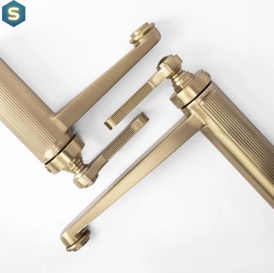 Змішувач для умивальника Rea Monaco brushed gold високий REA-B4212, Золотий