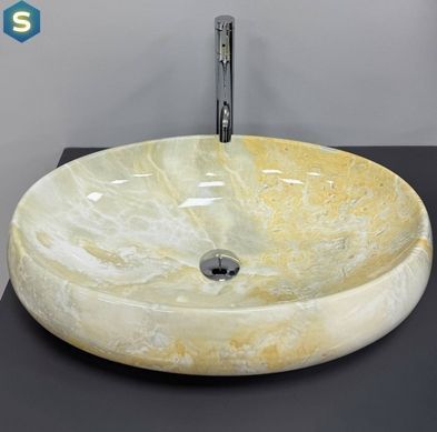 Умывальник VBI Veneto M labradorite накладний VBI-012811, Мармур