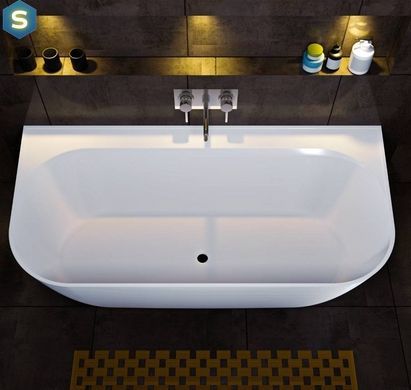Ванна з каменю Fancy Marble Maddalena 175x85 91175001, Білий