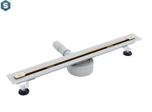 Трап для душу Rea Neo 80 Ultra Slim Pro brushed gold REA-G9805