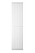 Дизайнерский радиатор Betatherm Quantum 1 H-1800 мм, L-405 мм с боковым подключением BQ 1180/10 9016М 34, Белый матовый