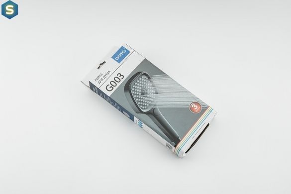 Ручной душ Gappo G003, 3-режим, черный, Черный матовый