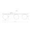 Светильник Nowodvorski 10301 Pik III G9 3x12W IP20 Bl