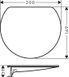 Полочка Hansgrohe WallStoris 20.0x16.9x3.9 см Matt White 27915700