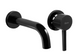 Змішувач для умивальника Rea Lungo black glossy + BOX прихованого монтажу REA-B4421, Черный матовый