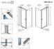 Душевая кабина Radaway Nes KDJ II 100x80x200 10032100-01-01L + 10039080-01-01
