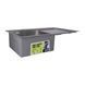 Кухонная мойка интегрированная Lidz Handmade H7849R крыло справа (LDH7849BRUR45591) Brushed Steel 3,0/1,0 мм, Нержавеющая сталь