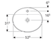 Умывальник Geberit Variform 55x45 500.721.01.2, Белый