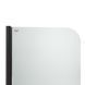 Шторка для ванны Qtap Standard BLM407513APL стекло Pear 6 мм, 75х130 см, левая, Левая, матовый, черный матовый