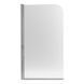 Шторка для ванни Qtap Standard CRM407513APL Pear, Ліва, матовий, хром