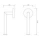 Держатель туалетной бумаги Omnires Modern Project black MP60510BL, Хром