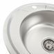 Кухонна мийка з нержавіючої сталі Platinum декор 490 (0,6/170 мм), Decor