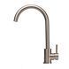 Смеситель для кухни Globus Lux Alpen SBT1-203S, Графитовый хром
