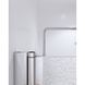 Шторка для ванни Qtap Standard CRM407513APL Pear, Ліва, матовий, хром