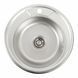 Кухонна мийка з нержавіючої сталі Platinum декор 490 (0,6/170 мм), Decor