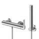 Змішувач для душу Kohlman Gixs chrome настінний KPL-QW120G, Хром