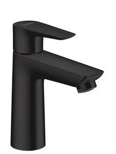 Смеситель для умывальника Hansgrohe Talis E 110 с донным клапаном pop-up черный матовый 71710670