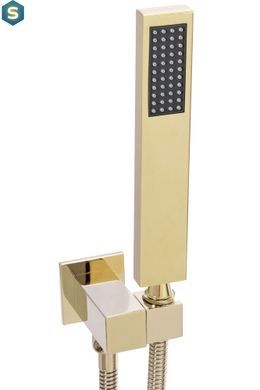Душевая система скрытого монтажа Rea Davis с термостатом gold REA-P6324, Золотой