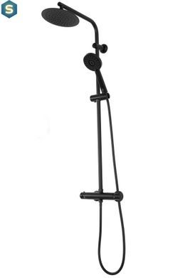 Душовя система Rea Bliss з термостатом black REA-P8804, Черный матовый