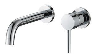 Змішувач для раковини VBI Milano Long chrome прихованого монтажу VBI-050103CH, Хром