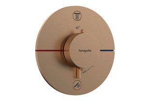 Термостат для душу Hansgrohe ShowerSelect Comfort S brushed bronze 15554140, Бронза