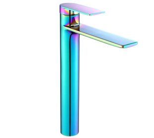 Змішувач для умивальника Mexen Zero blue pink високий MEX-71110-52, Синий