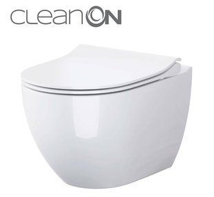 Підвісний унітаз Cersanit Zen CleanOnE з сидінням Slim S701-428