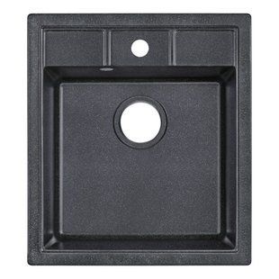 Кухонная мойка Lidz 460х515/200 BLA-03 (LIDZBLA03460515200), Черный/золото
